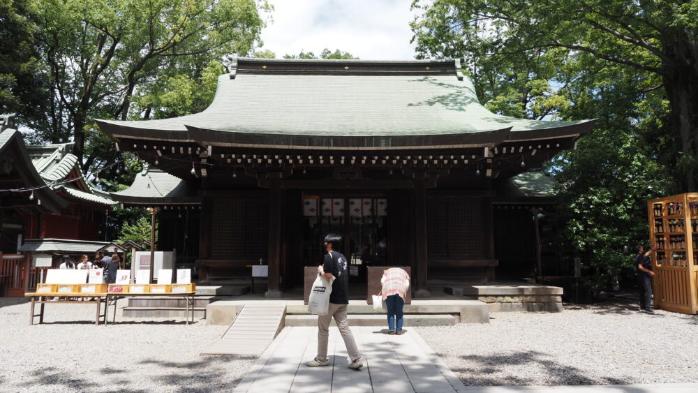 Main structure of the shrine