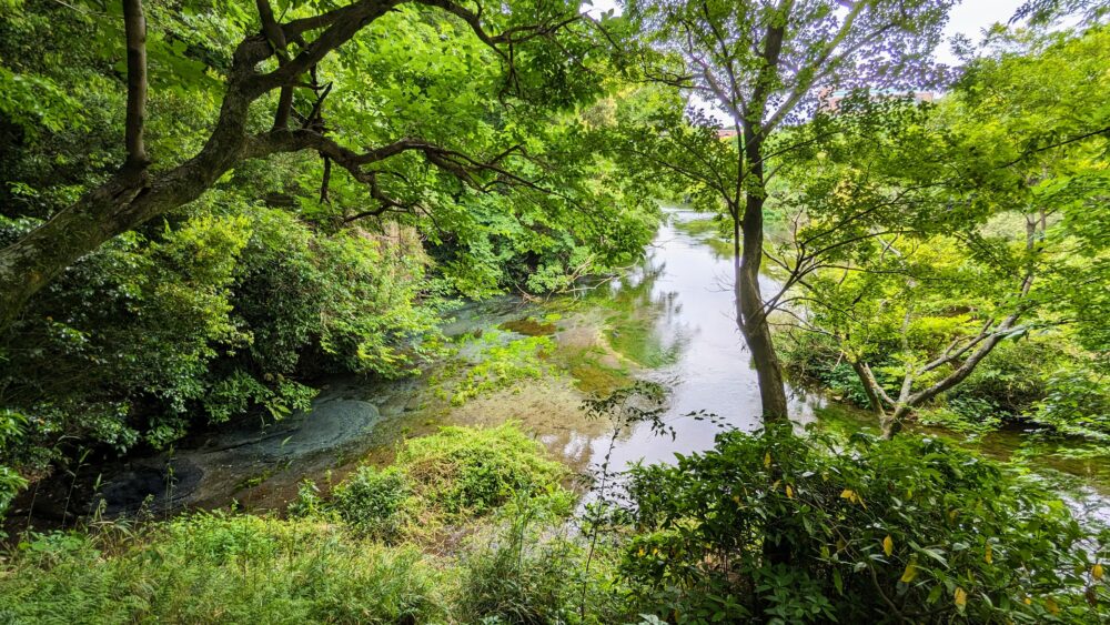 A panorama view from observation deck 1 in Kakitagawa Park 