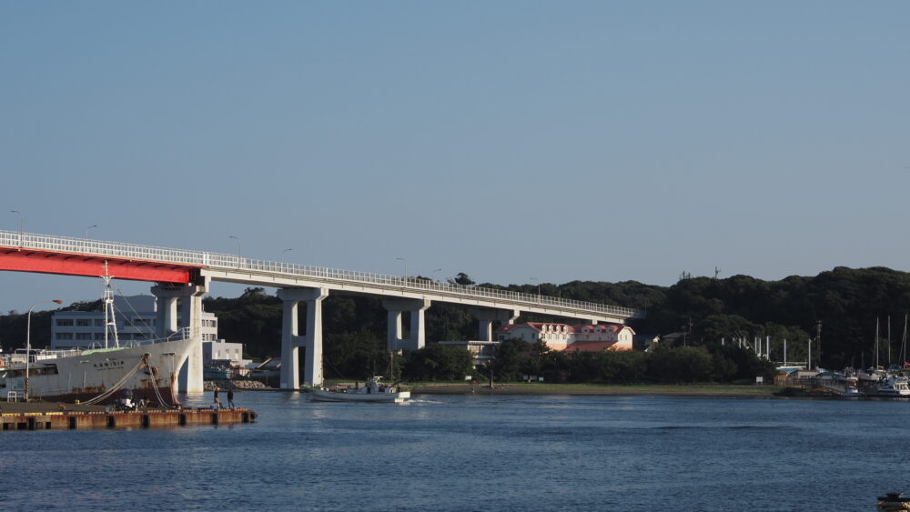 Jogashima Bridge from Misaki Port