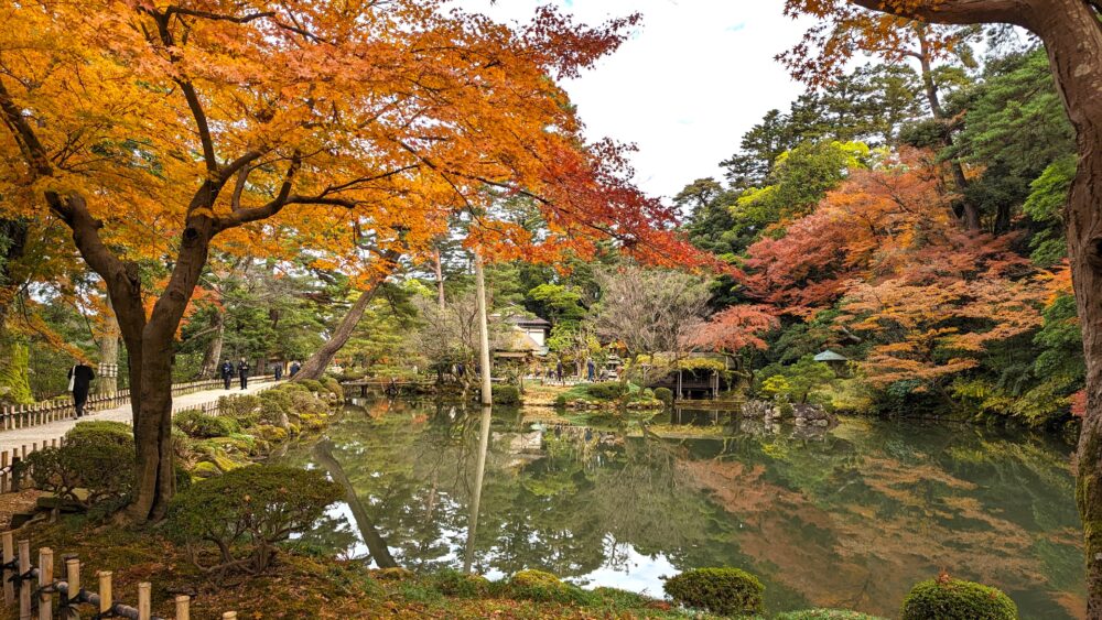 Beautiful setting at Kenrokuen Garden